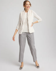 Chico's Metallic Layering Tee ENGLISH CREAM