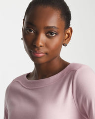 Chico's Pima 3/4 Sleeve Tee SWEET BLOSSOM