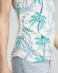 Chico's Cap Sleeve Dolman Tee ALABASTER
