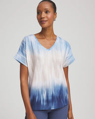 Chico's Zenergy® Slub Short-Sleeve Tee PASSPORT BLUE