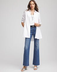 Chico's No Iron™ Pocketed Tunic OPTIC WHITE