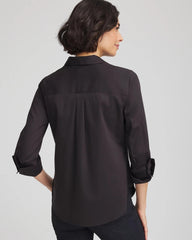 Chico's No Iron™ Stretch Shirt BLACK