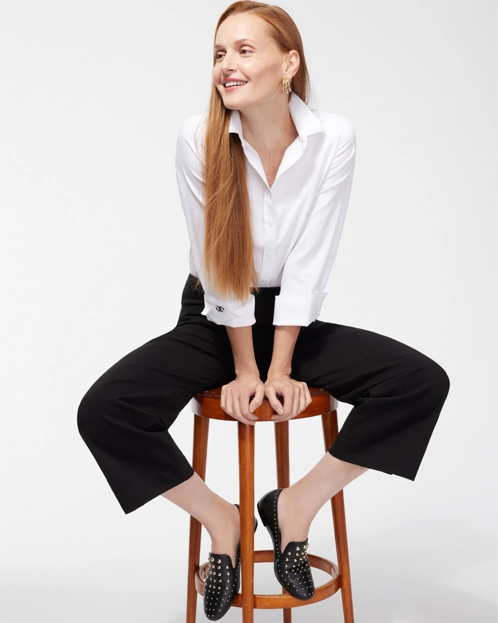 Chico's No Iron™ Stretch Shirt OPTIC WHITE