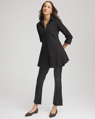 Chico's No Iron™ Pocketed Tunic BLACK