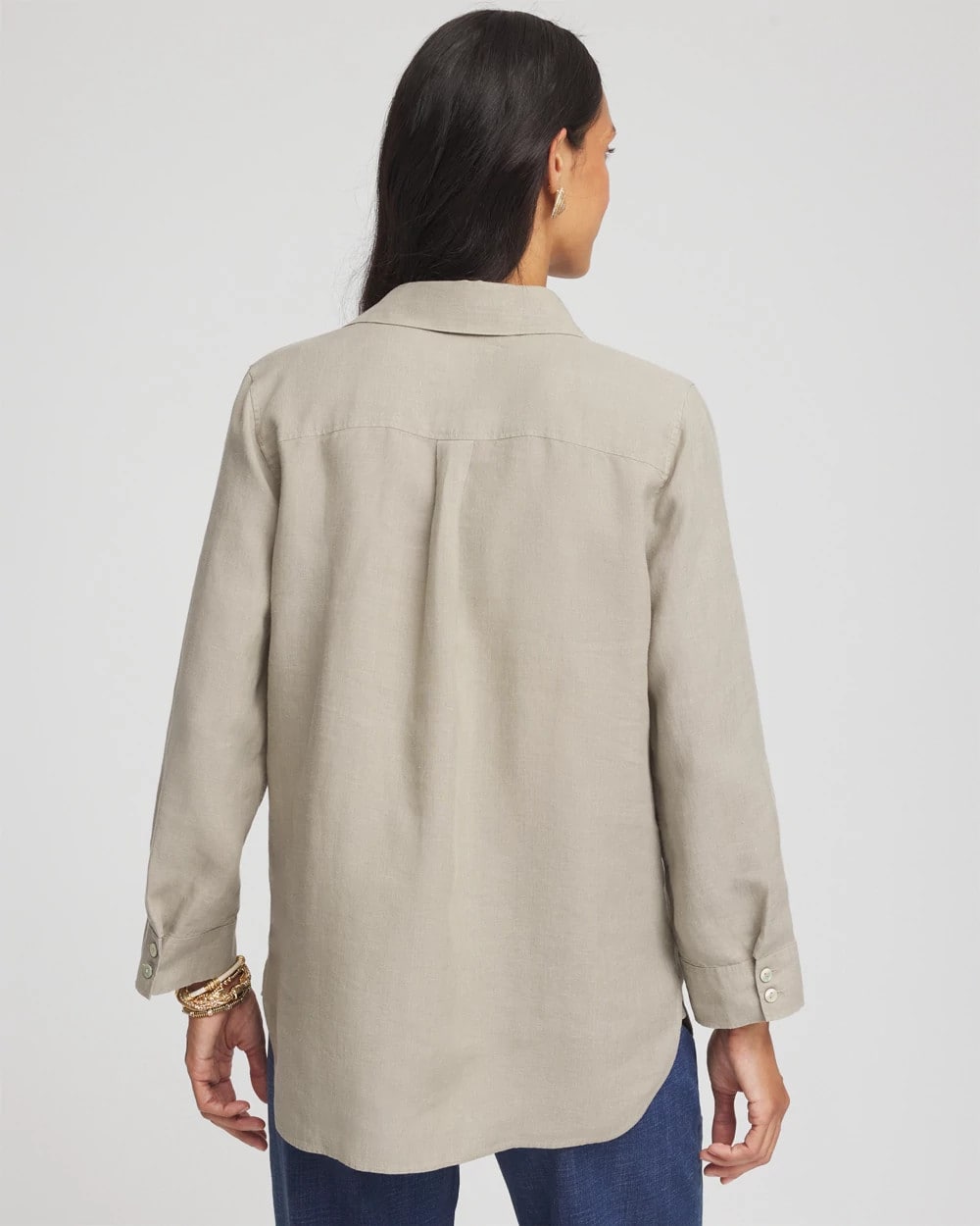 Chico's No Iron™ Linen Shirt WASHED SAGE