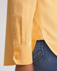 Chico's No Iron™ Stretch-Sateen Shirt GOLDEN CHAMOIS