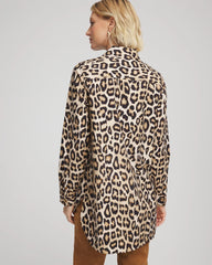 Chico's No Iron™ Animal-Print Tunic SAND