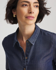 Chico's Tencel™ Classic-Fit Denim Tunic ROSARIO INDIGO
