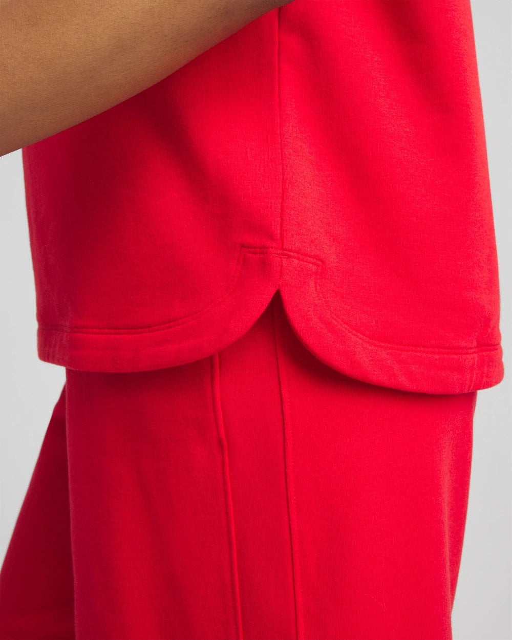 Chico's Zenergy® French Terry Pocket Shirt RED GLOW