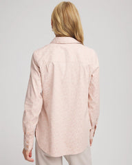 Chico's No Iron™ Feminine Jacquard Shirt ROSE SMOKE