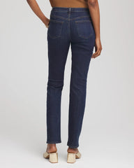Chico's Girlfriend Slim Full-Length Jeans DARK SAPPHIRE INDIGO