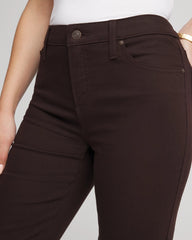 Chico's Girlfriend Slim Ankle Jeans COCOA BEAN