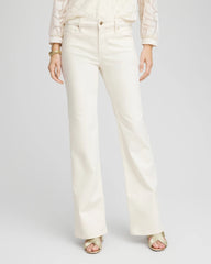 Chico's Girlfriend Flared Jeans ENGLISH CREAM