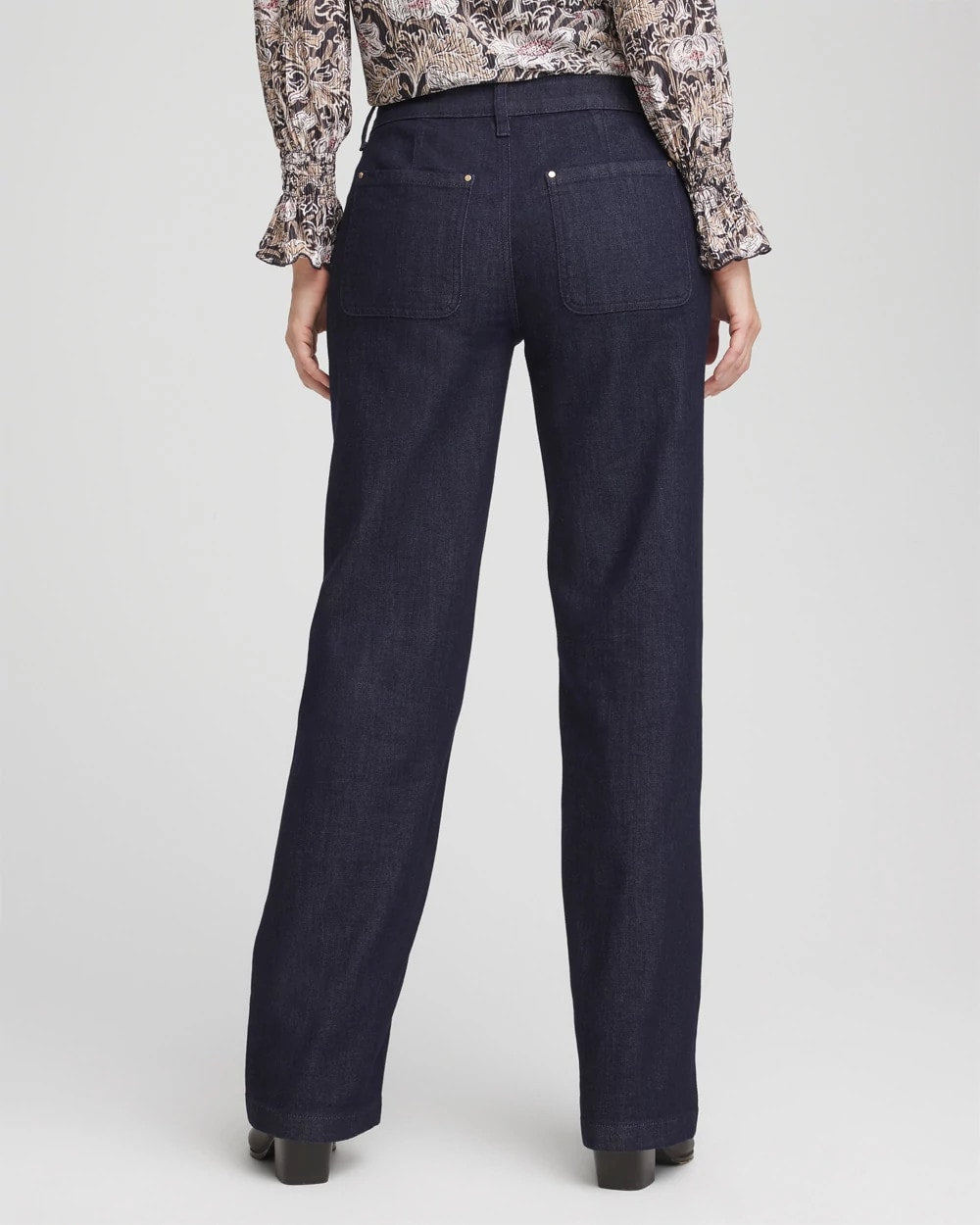 Chico's High-Rise Trouser Jeans CEDAR RINSE