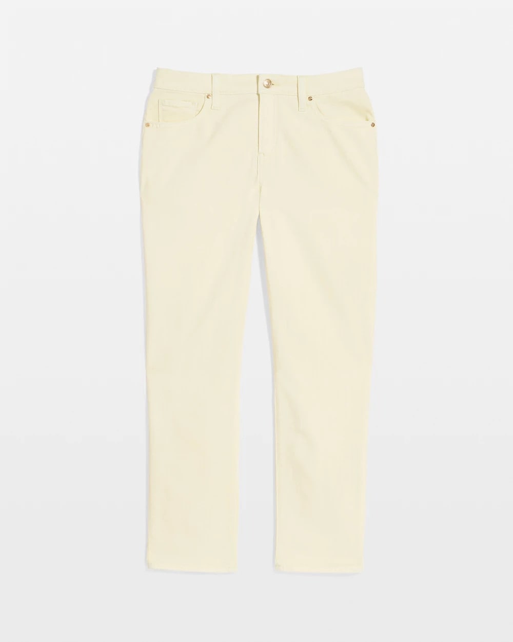 Chico's Girlfriend Cropped Jeans PANNA COTTA