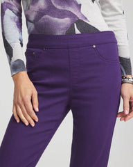 Chico's Modern Pull-On Ankle Jeggings PURPLE ELIXIR