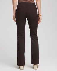 Chico's Pull-On Slim Bootcut Jeggings COCOA BEAN