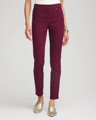 Chico's Modern Pull-On Ankle Jeggings DEEP CHIANTI