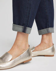 Chico's Cropped Boyfriend Jeans ARIEL SEA INDIGO