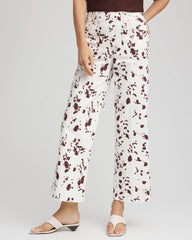 Chico's Pampas Pony Pull on Wide Crop ECRU