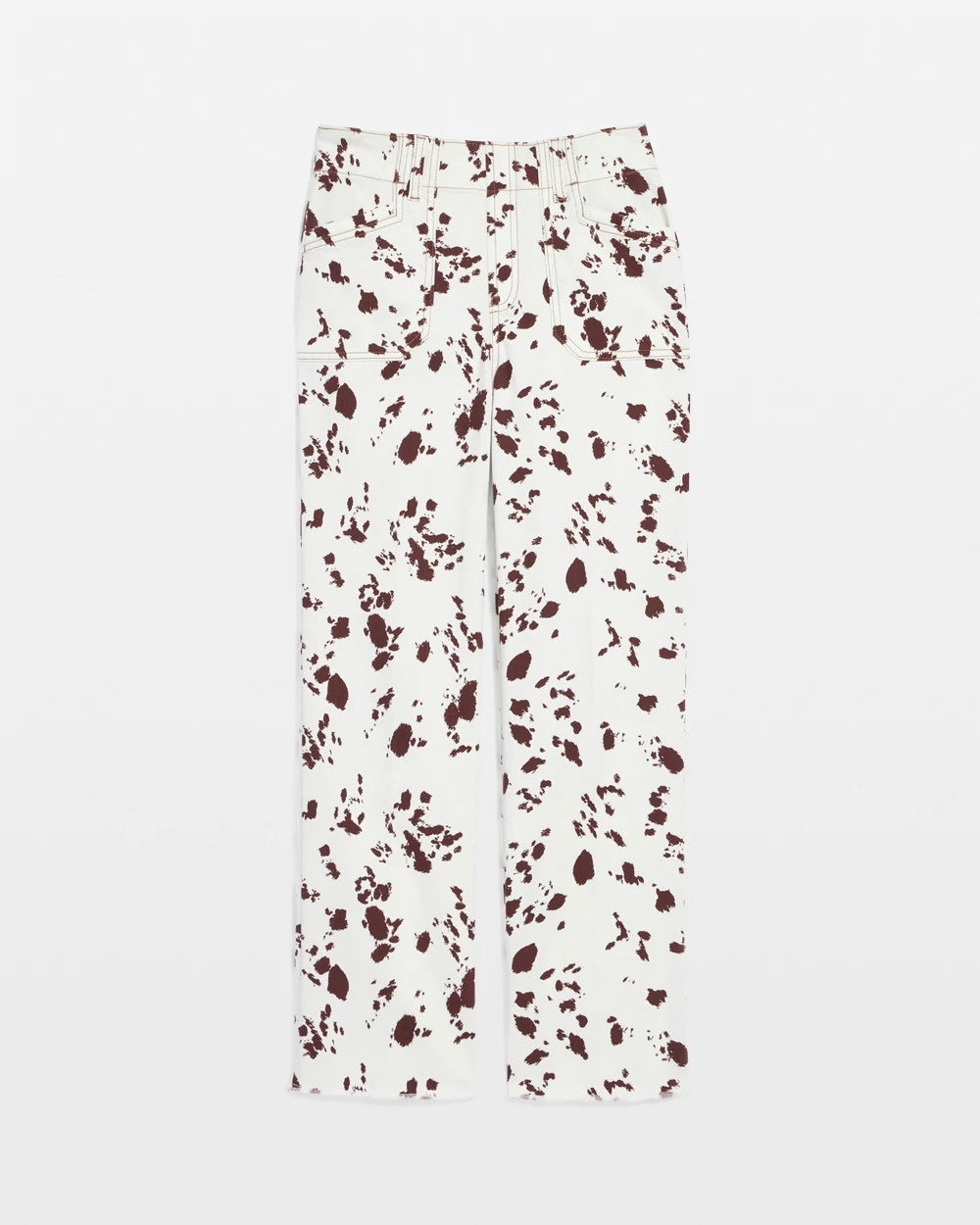 Chico's Pampas Pony Pull on Wide Crop ECRU