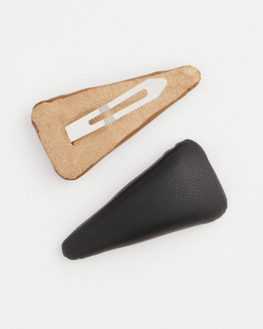 Chico's Classic Leather Motif Barrette NEUTRAL