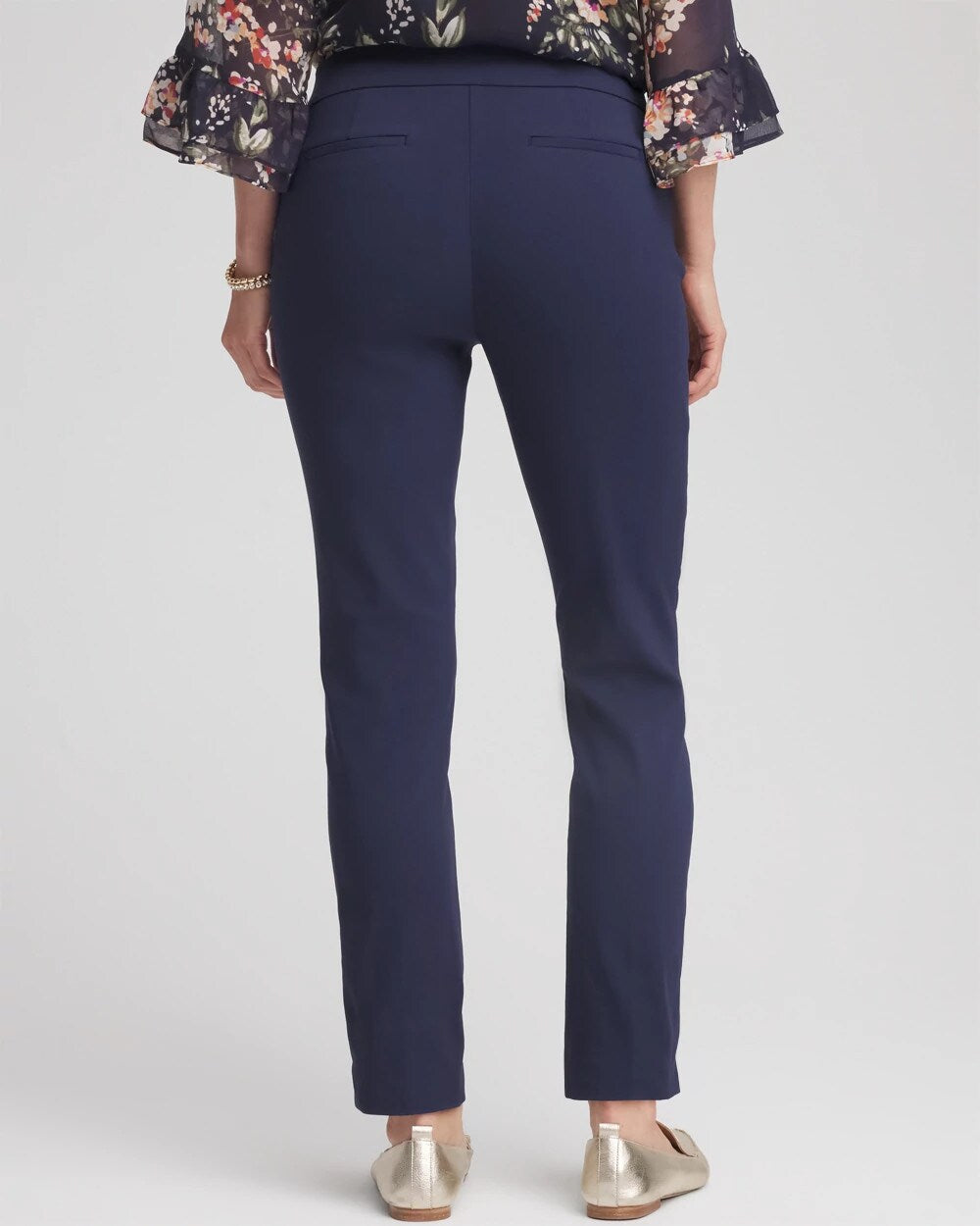 Chico's Brigitte™ Slim Pull-On Ankle Pants PASSPORT BLUE