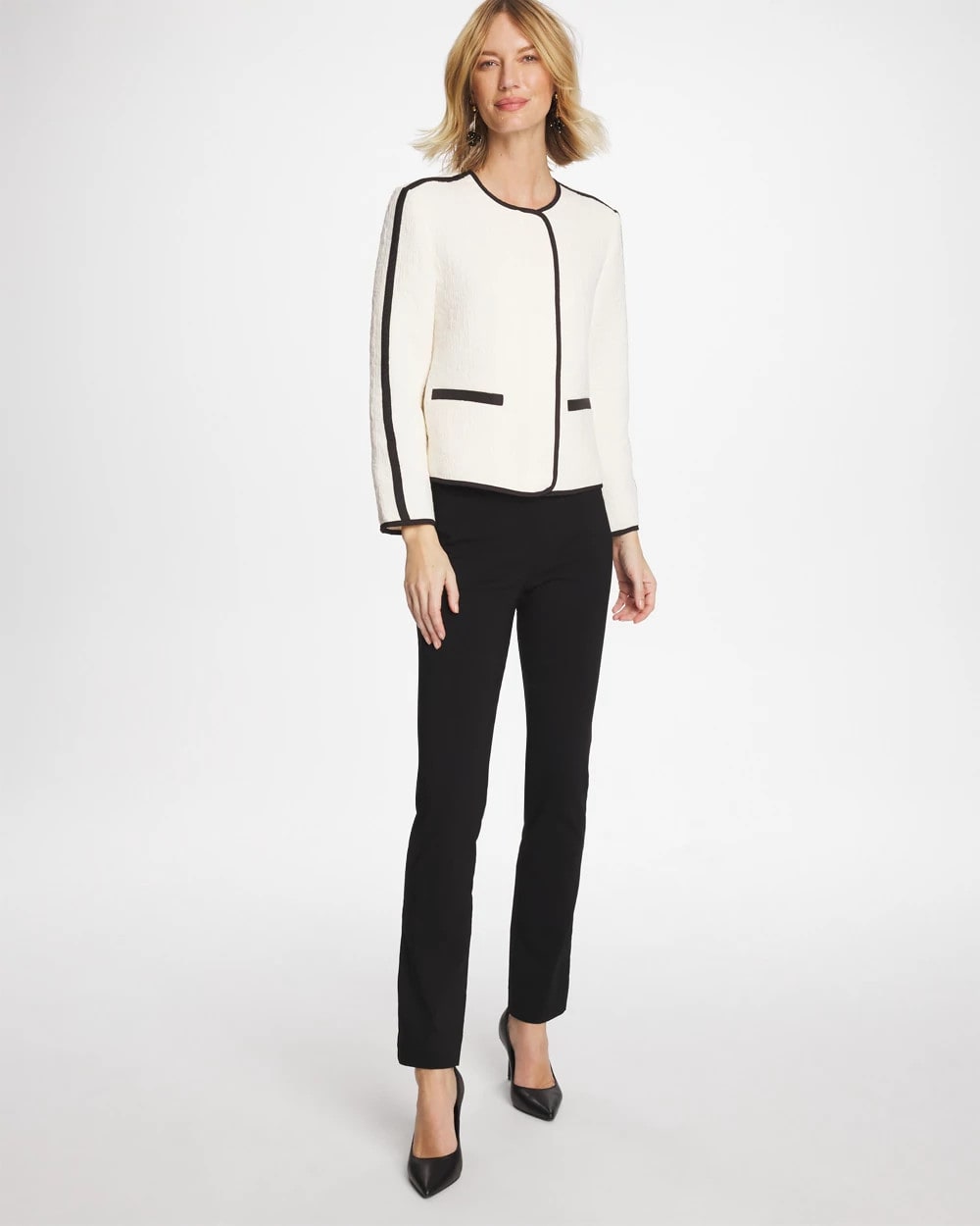 Chico's Brigitte™ Slim Full-Length Pants BLACK