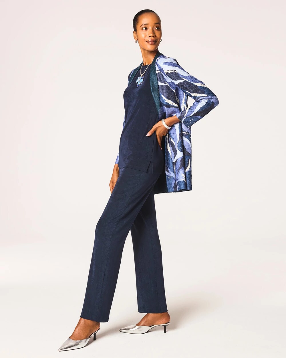Chico's Travelers™ Classic No Tummy Pants INDIA INK
