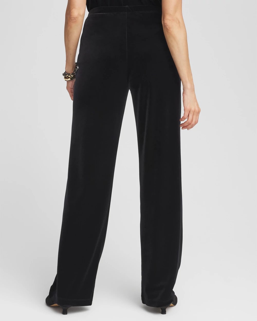 Chico's Travelers™ Velvet No Tummy Pants TRAVELERS BLACK