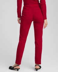 Chico's Brigitte™ Slim Pull-On Ankle Pants CARMINE RED
