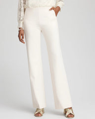 Chico's Juliet Wide Full Length Pant ENGLISH CREAM