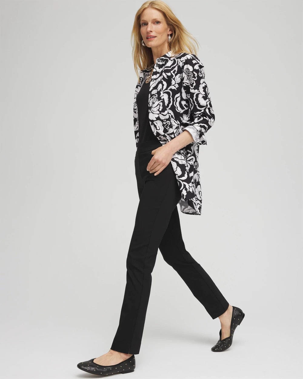 Chico's Brigitte™ Slim Ankle Pants BLACK
