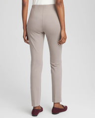 Chico's Juliet Slim Trim Detail Ankle Pants ROCKY MOUNTAIN