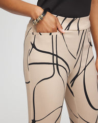 Chico's Brigitte™ Golden Leaf Slim Full-Length Pants CHAMPAGNE FIZZ