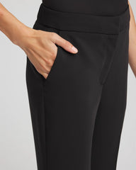 Chico's Crepe Flared Trouser Pants BLACK
