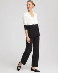 Chico's Bi-Stretch Straight Ankle Pants BLACK