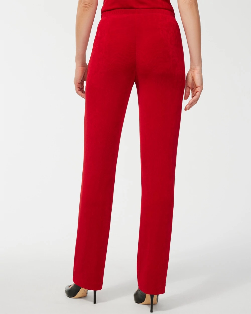 Chico's Travelers™ No Tummy Pants RED ALLURE