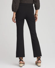 Chico's Lightweight Juliet Flared Ankle Pants BLACK