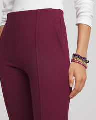 Chico's Juliet Straight Ankle Pants DEEP CHIANTI