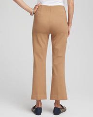 Chico's Juliet Slim Cropped Flared Pants CARAMEL APPLE