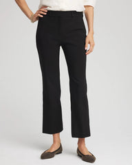 Chico's Emme Cropped Flared Pants BLACK