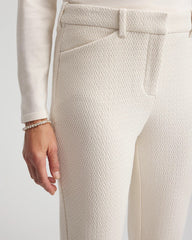 Chico's Matelassé Slim Tapered Ankle Pants ENGLISH CREAM