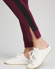 Chico's Zenergy® Double-Knit Contrast Ankle Pants DEEP CHIANTI