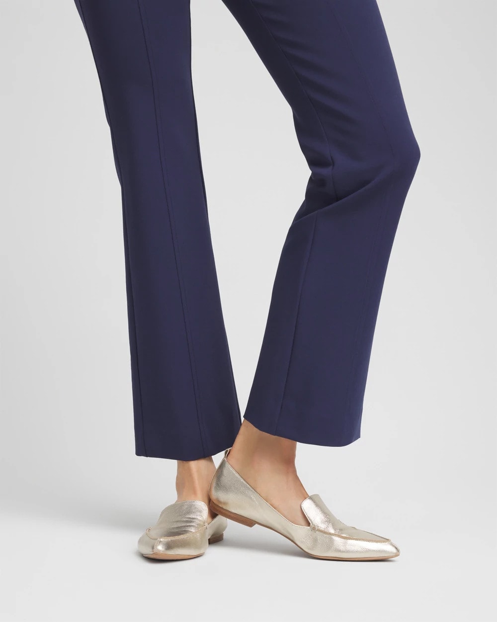 Chico's Lightweight Juliet Kick Flare Pants PASSPORT BLUE