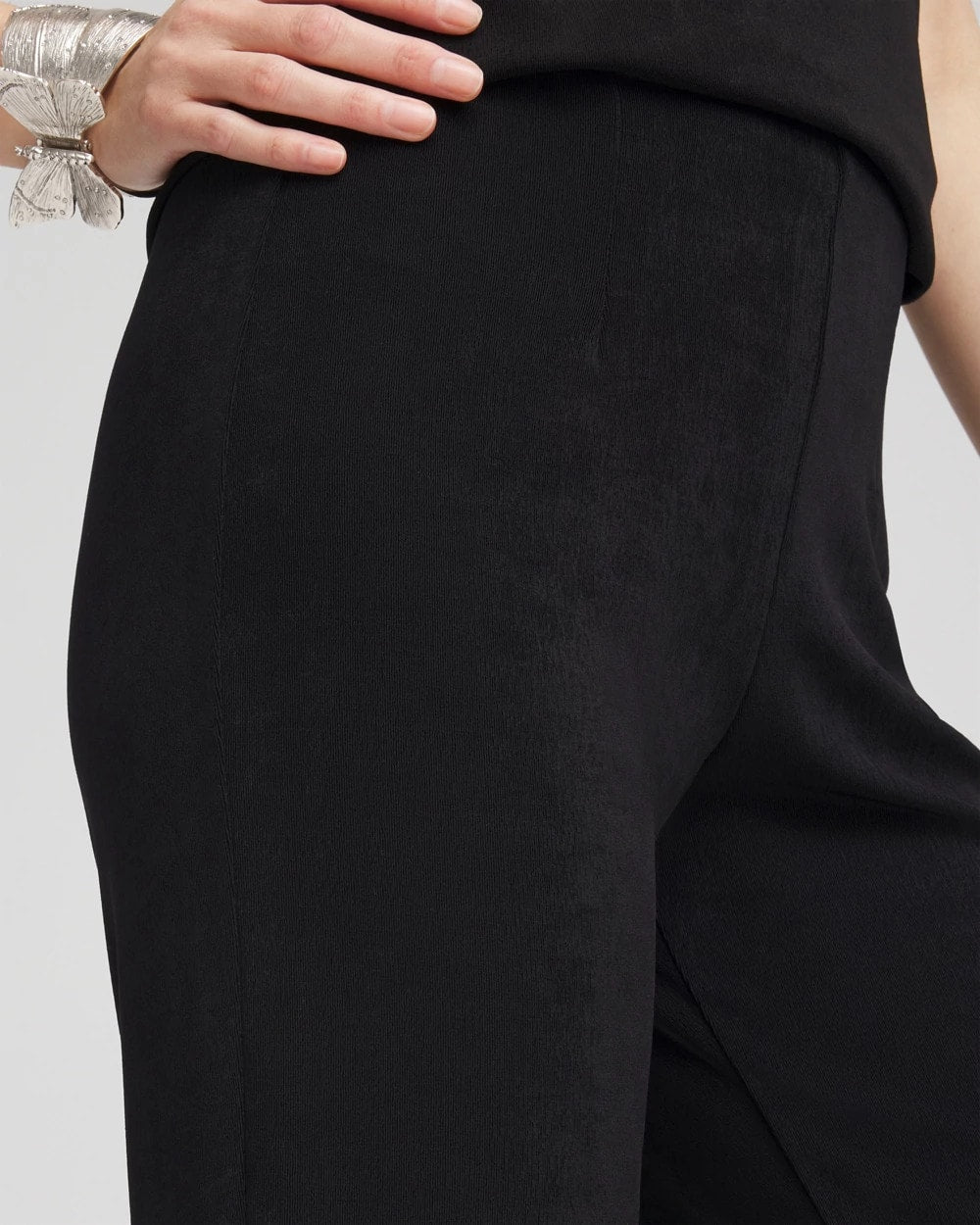 Chico's Travelers™ No Tummy Cropped Pants TRAVELERS BLACK