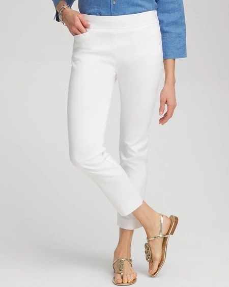 Chico's Brigitte™ Pull-On Cropped Pants ALABASTER