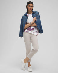 Chico's Brigitte™ Pull-On Slim Cropped Pants SMOKEY TAUPE