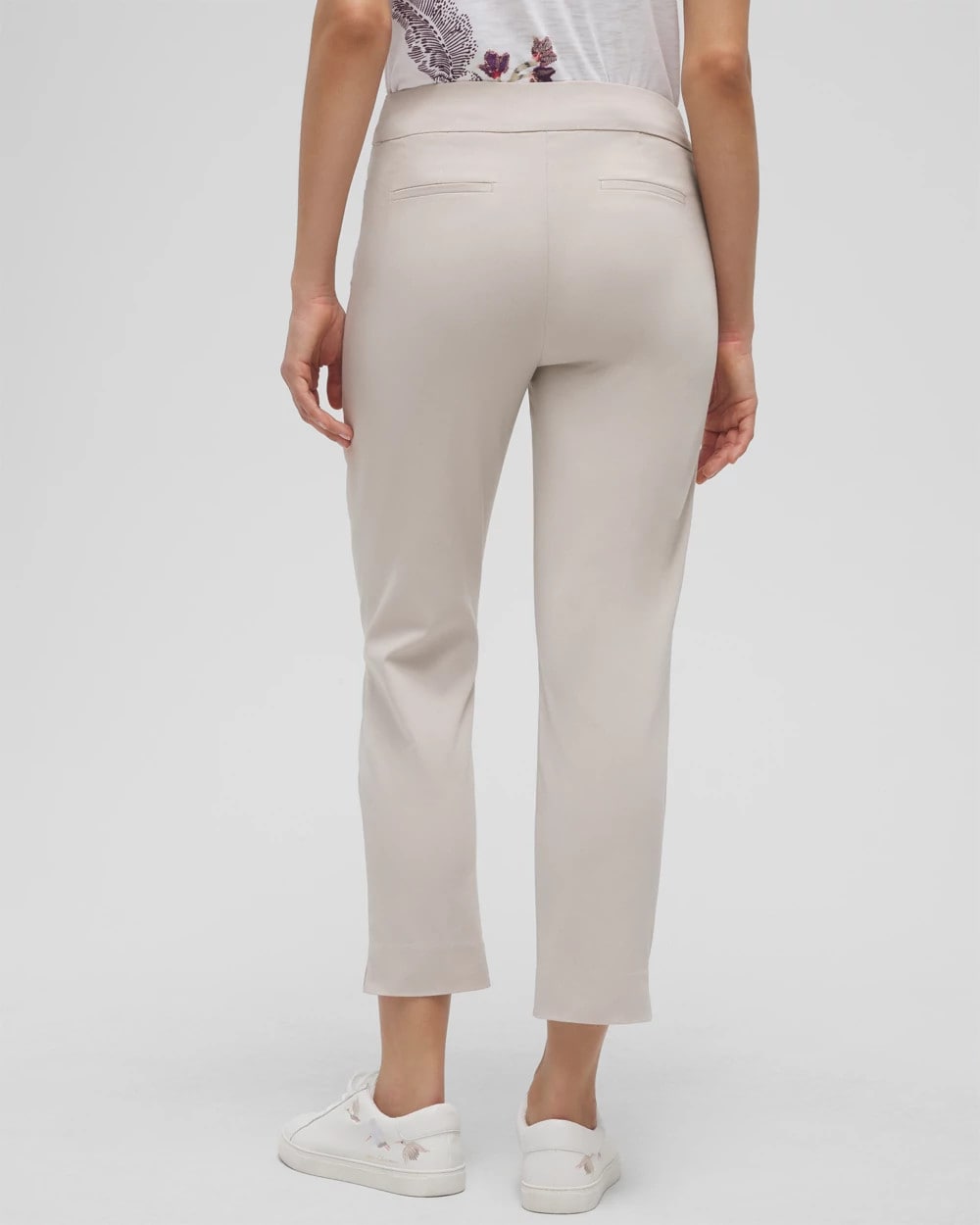 Chico's Brigitte™ Pull-On Slim Cropped Pants SMOKEY TAUPE