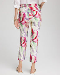 Chico's Brigitte™ Slub Slim Cropped Pants ECRU
